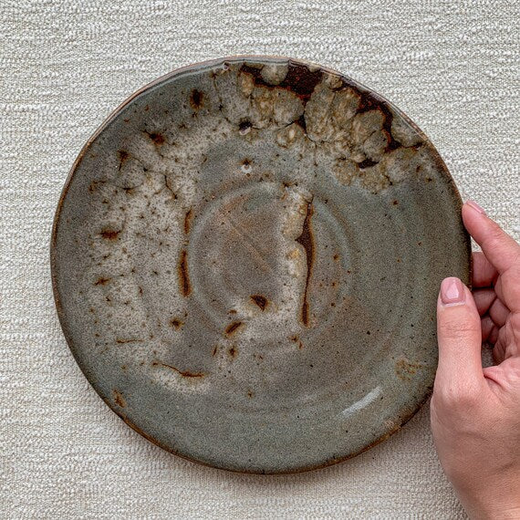 Handmade Pottery Plate, Ceramics by KEY